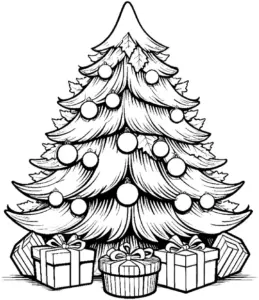 tannenbaum-mit-geschenken-und-weihnachtsdekoration