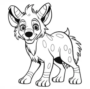 tuepfelhyena-ausmalbild-mit-freundlichem-gesicht