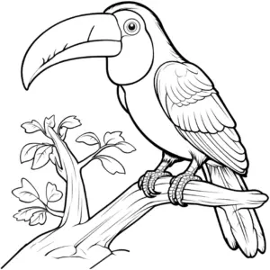 tukan-ausmalbild-in-natuerlicher-umgebung