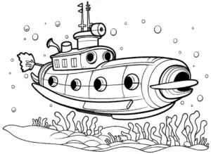 u-boot-ausmalbild-unterwasser-mit-pflanzen-und-blasen