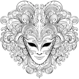 venezianische-maske-mit-ornamenten-ausmalbild