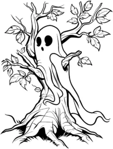 verspielter-geist-im-baum-ausmalbild