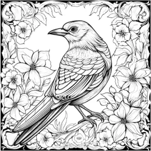 vogel-mit-blumenmotiv-ausmalbild
