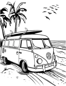 vw-bus-am-strand-mit-surfbrett-ausmalbild