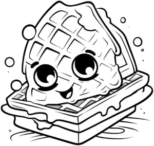 waffel-ausmalbild-mit-grossen-augen-und-blasen
