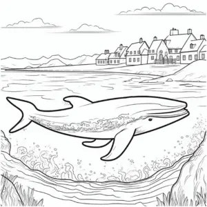 wal-am-ufer-ausmalbild-mit-landschaft