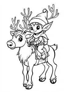 weihnachtsausmalbild-mit-elf-und-reh