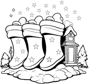 weihnachtsstruempe-ausmalbild-mit-wolken-und-sternen