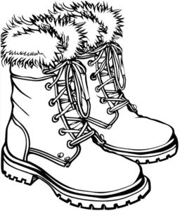 winterstiefel-mit-fellkragen-ausmalbild