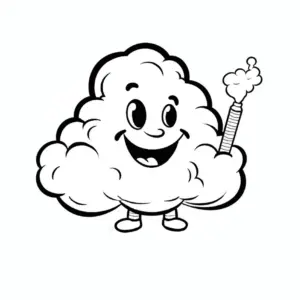 wolke-mit-pfeife-ausmalvorlage