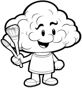 wolke-mit-pinseln-ausmalbild