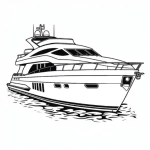 yacht-ausmalbild-auf-dem-wasser