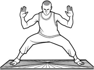 yoga-pose-auf-yogamatte-ausmalbild