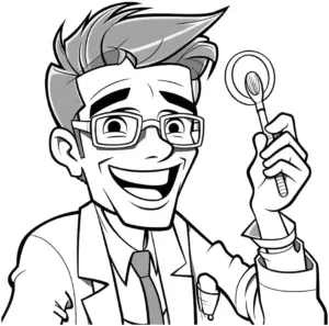 zahnarzt-mit-werkzeug-ausmalbild