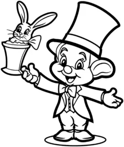 zauberer-und-hase-ausmalbild