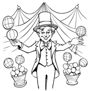 zirkusclown-mit-ballons-ausmalbild