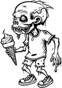 zombie-mit-eis-ausmalbild