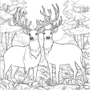 zwei-rehe-in-waldlandschaft-ausmalbild